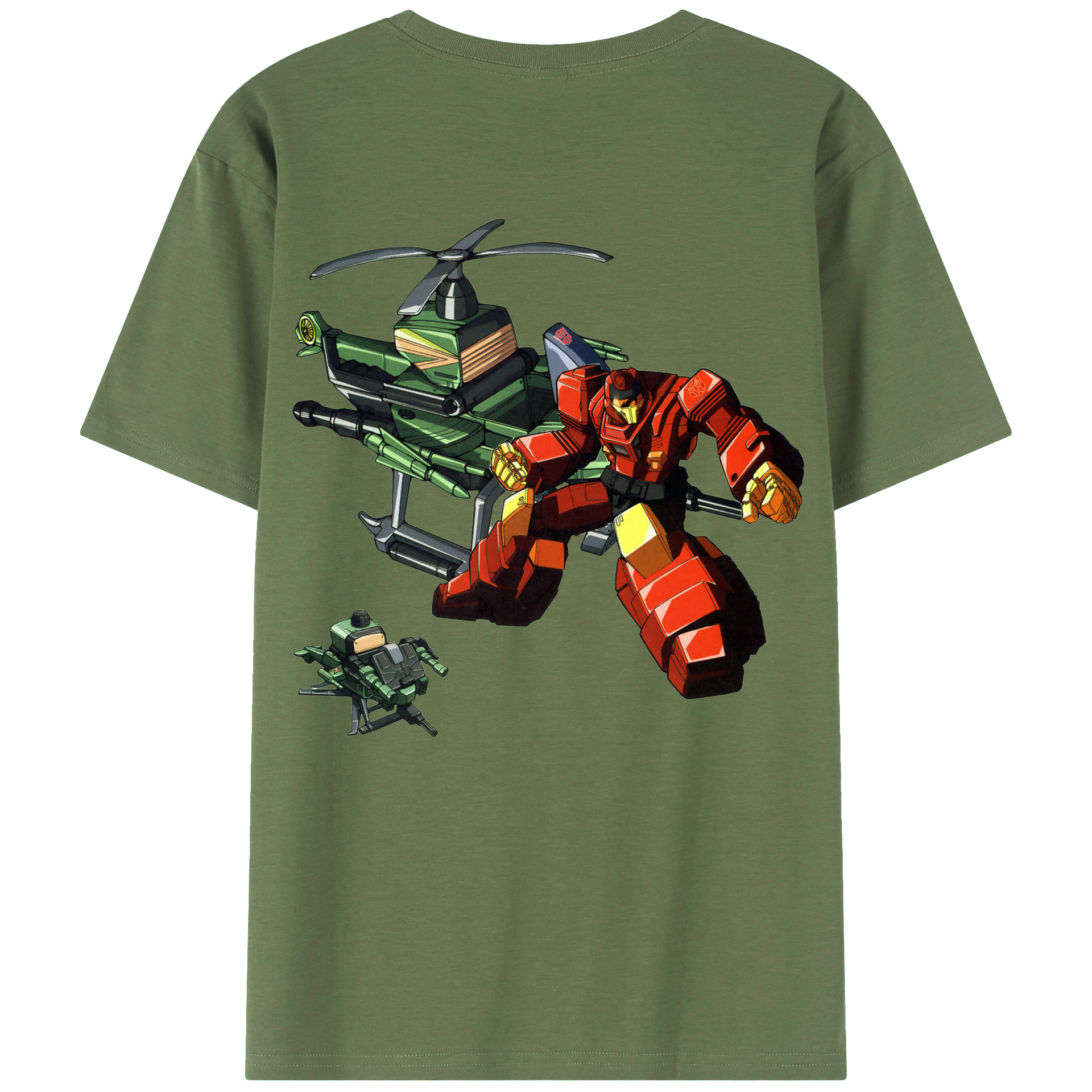 （画像用）  綿100％ メンズ半袖Tシャツ（バックプリント） 通気性